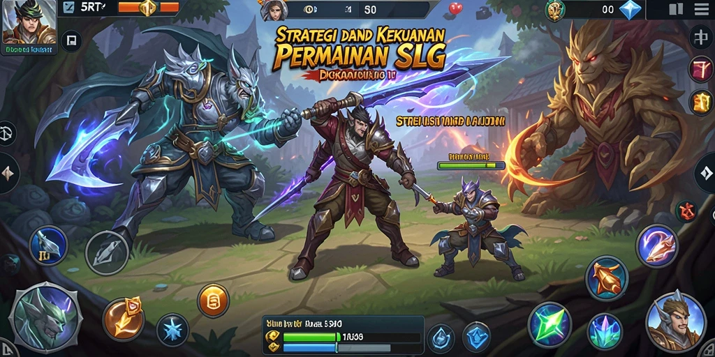 Screenshot utama 5RT menampilkan aksi pertempuran strategis yang mendebarkan.