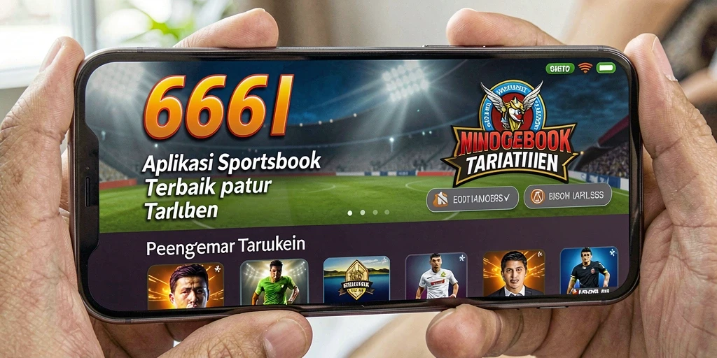 Tampilan antarmuka aplikasi Sportsbook 666I yang menarik.