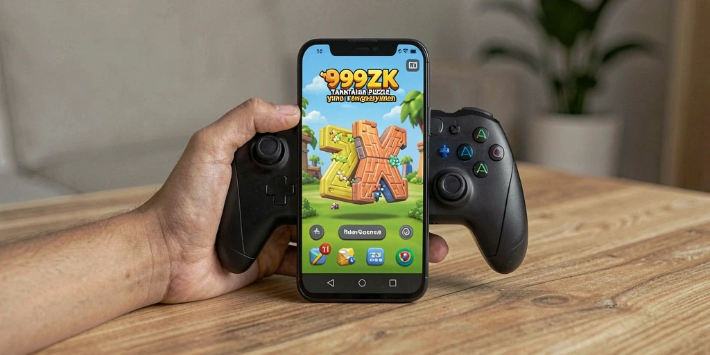 Tampilan gameplay menarik dari 999ZK yang menantang dan seru.