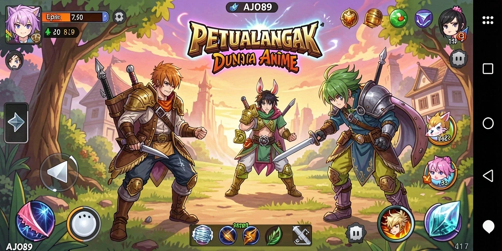 Screenshot menarik dari gameplay AJO89 yang penuh aksi.