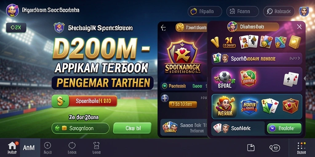 Tampilan gameplay Sportsbook dengan antarmuka yang menarik dan mudah digunakan.