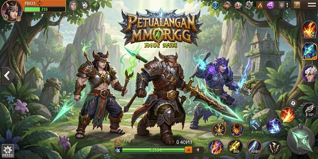 Gameplay FB333 yang mendebarkan di dunia MMORPG.