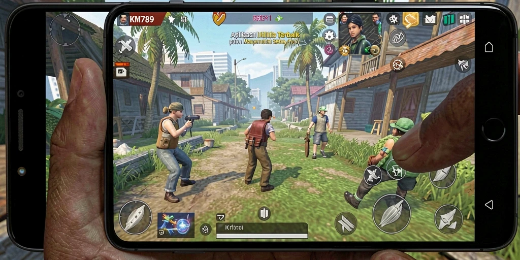 Screenshot KM789 menampilkan antarmuka pengelolaan tugas yang intuitif.