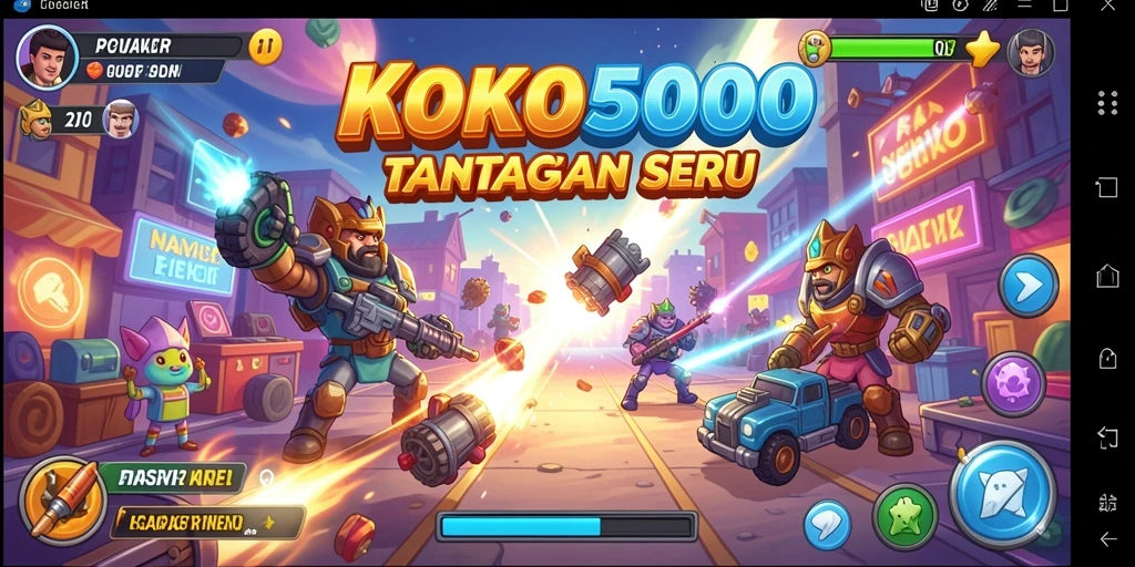 Screenshot gameplay KOKO5000 yang menampilkan aksi seru dan tantangan menarik.