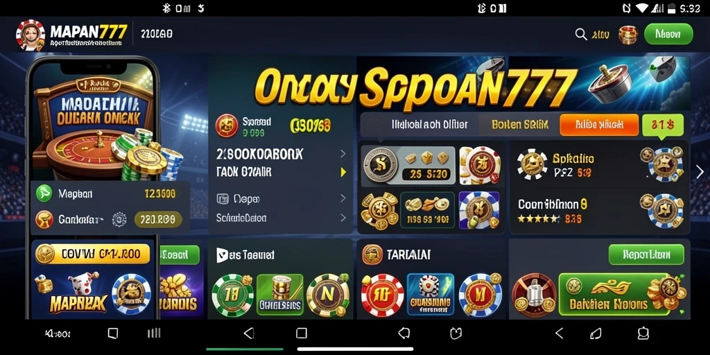 Tampilan gameplay MAPAN777 yang memikat untuk taruhan olahraga
