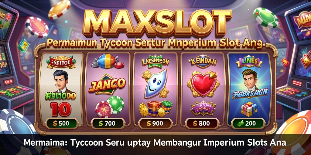 Gameplay seru di MAXSLOT dengan mesin slot yang beragam.