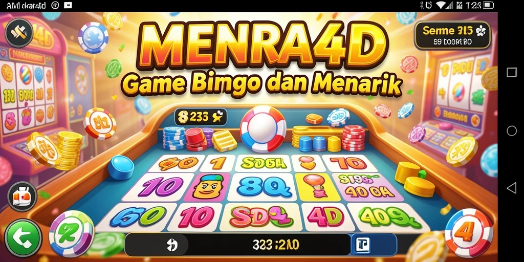 Tampilan gameplay Bingo yang menarik di MENARA4D.