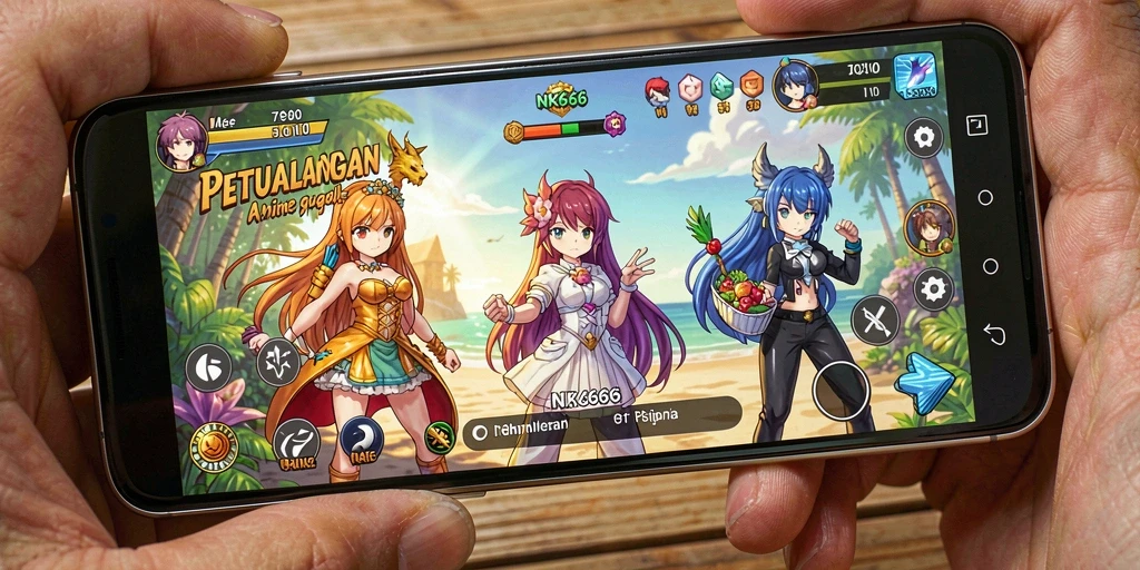 Gameplay NK666 yang memukau dengan grafis Anime menawan.