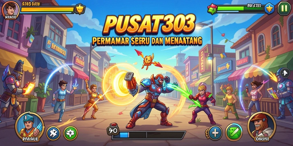 Tampilan menakjubkan dari gameplay PUSAT303 dengan aksi seru.