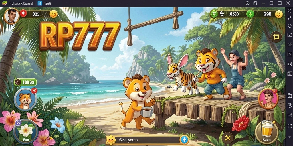 Gameplay seru dan sederhana dari RP777 yang membuat ketagihan.