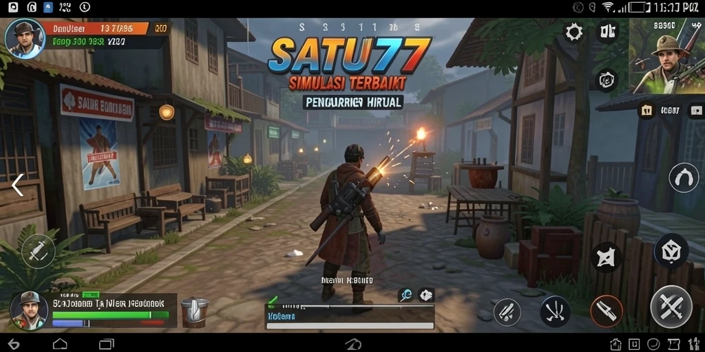 Screenshot permainan SATU77 menampilkan karakter dan lingkungan yang menarik.