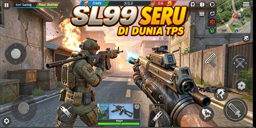 Tampilan action-packed dari gameplay SL999 yang menegangkan.
