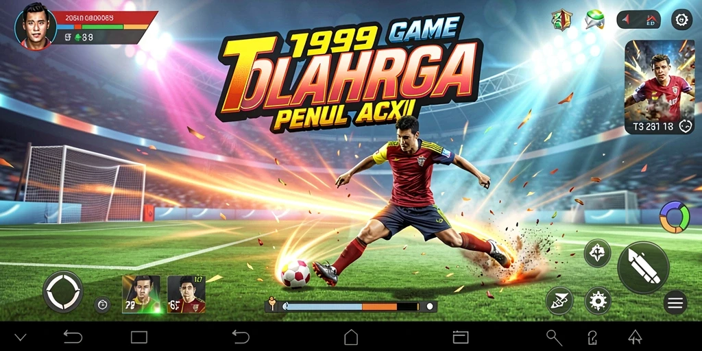 Gameplay mendebarkan dalam T9999 saat pemain bersaing di lapangan.