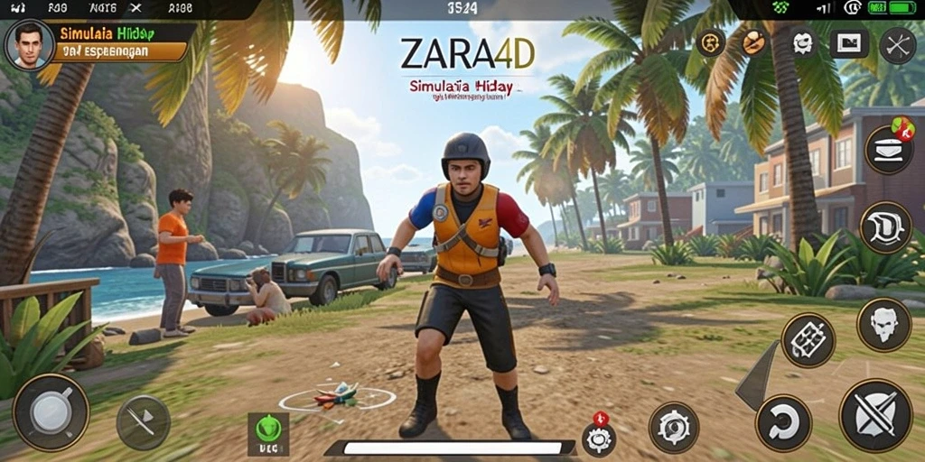 Tampilan gameplay ZARA4D yang memukau dalam simulasi kehidupan.